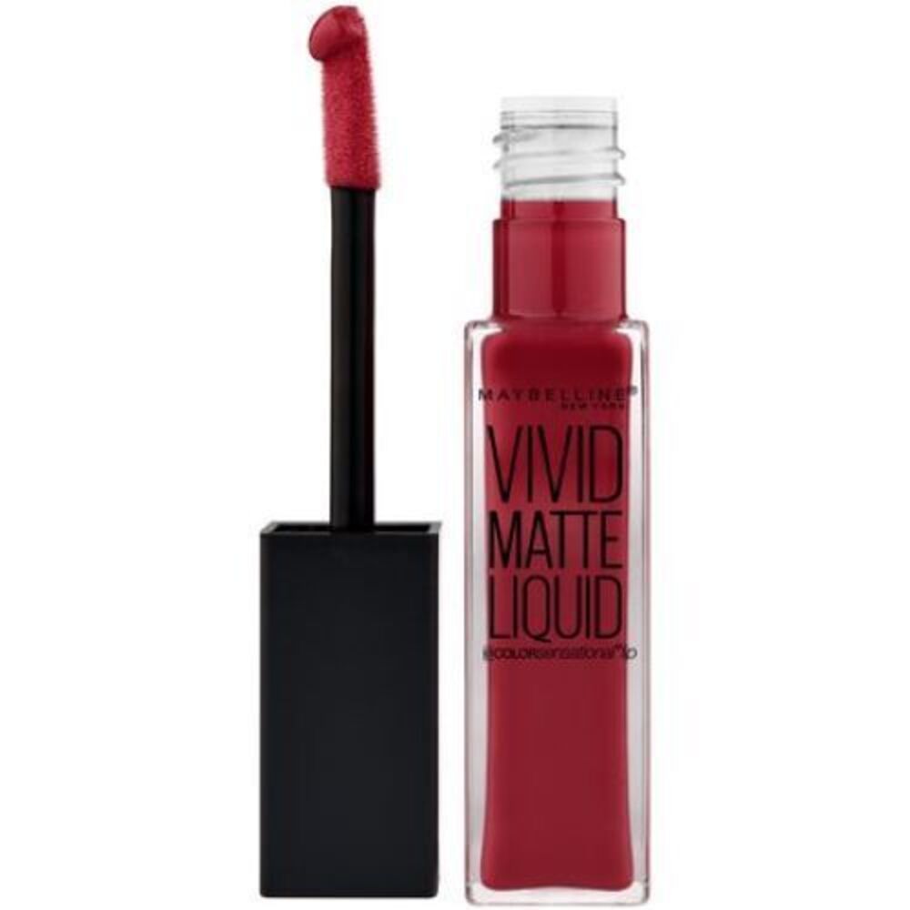 Maybelline Color Sensational Vivid Matte Liquid Lipstick - 36 Red Punch